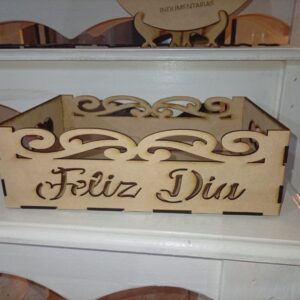 BANDEJA FELIZ DÍA – MDF 3 MM – 30 x 20 cm 🎉💝